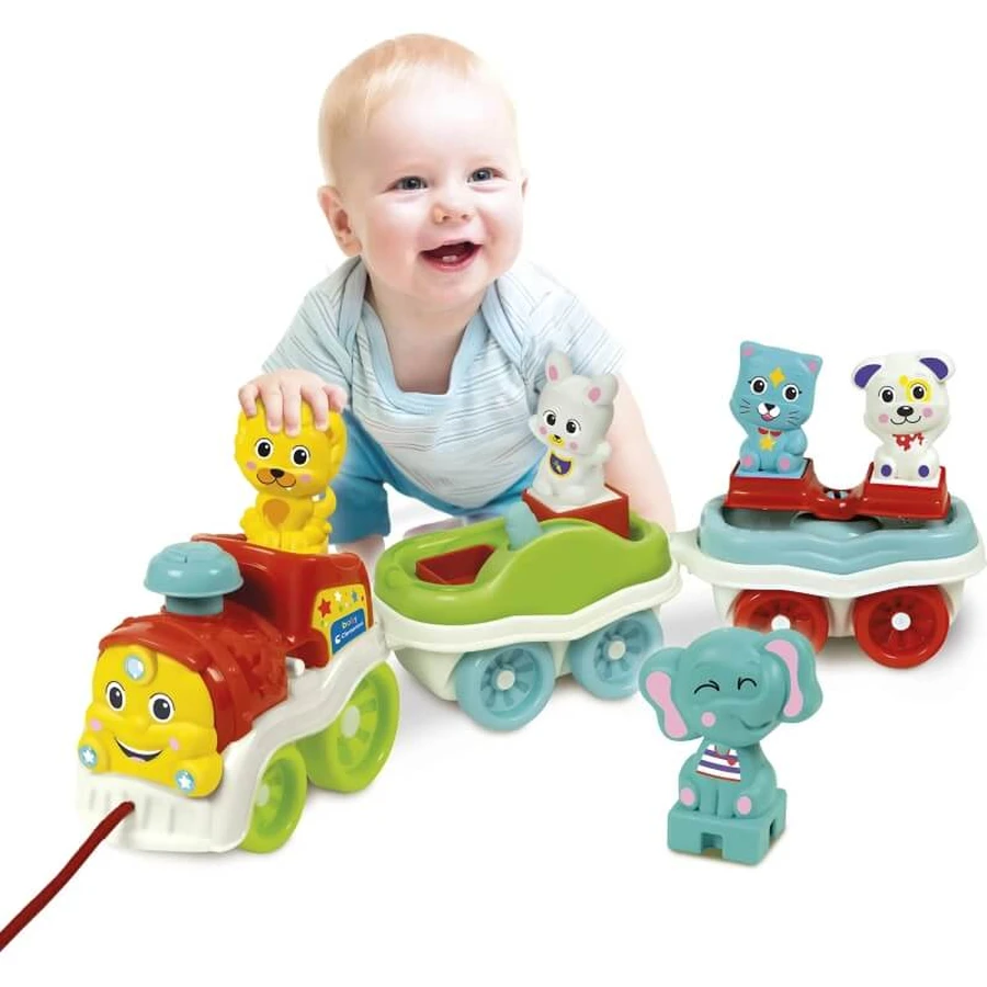 Clementoni 3-in-1-Tierzug – Interaktives Spielzeug