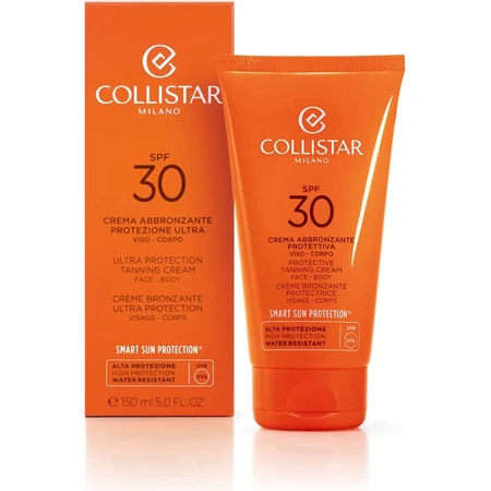 Collistar Sonnenschutzcreme LSF 30 für Gesicht und Körper: Spezielle Formel für eine perfekte Bräune, 150 ml
