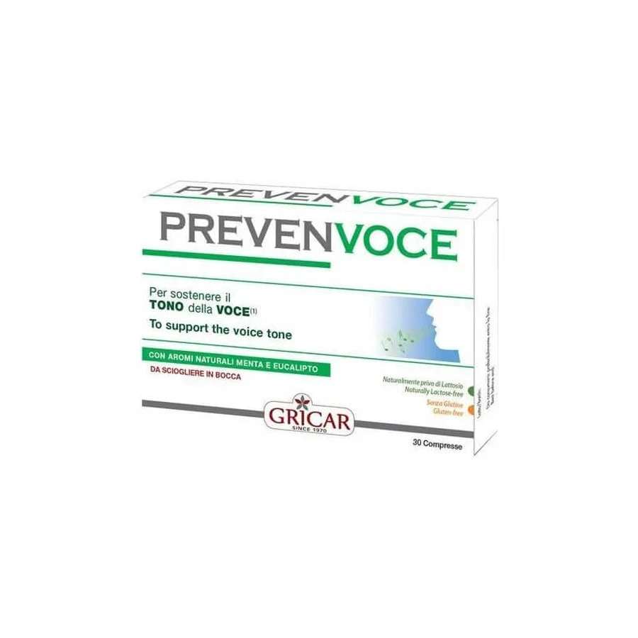 Prevenvoce 30 comprimidos: un complemento alimenticio elaborado con menta y eucalipto