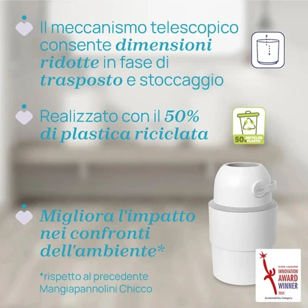 Chicco telescopische luieremmer