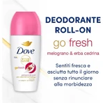 Dove Advanced Care Go Fresh met granaatappelgeur - Roll-on deodorant 50 ml