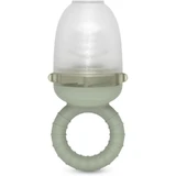 Presse-fruits Suavinex pour enfants, anti-étouffement, en silicone alimentaire, avec couvercle - Vert