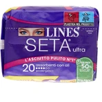 Lines Ultra Silk mit Flügeln – 20 Binden für normale Blutung