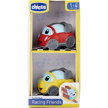 Chicco Turbo Ball Racing Friends - 2 toy cars