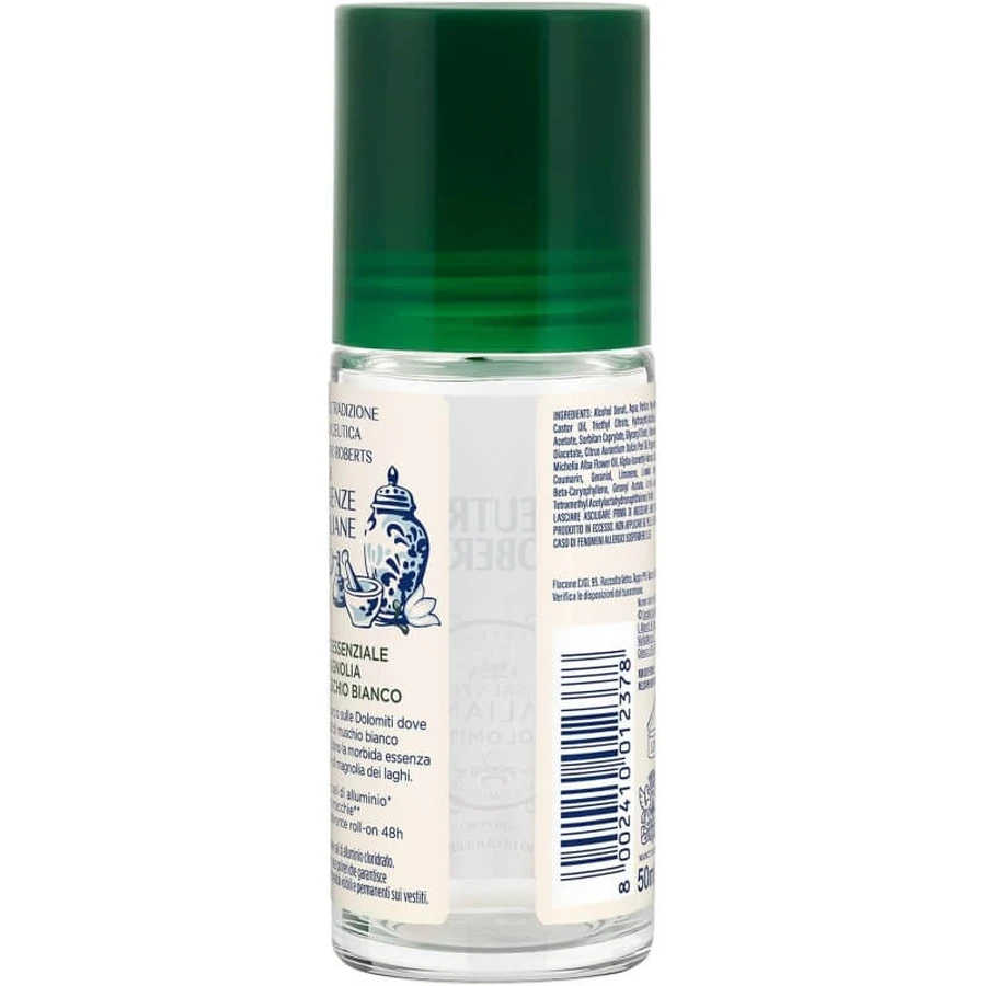 Neutro Roberts Italian Essences Dolomites - Desodorante en roll-on sin aluminio, 50 ml