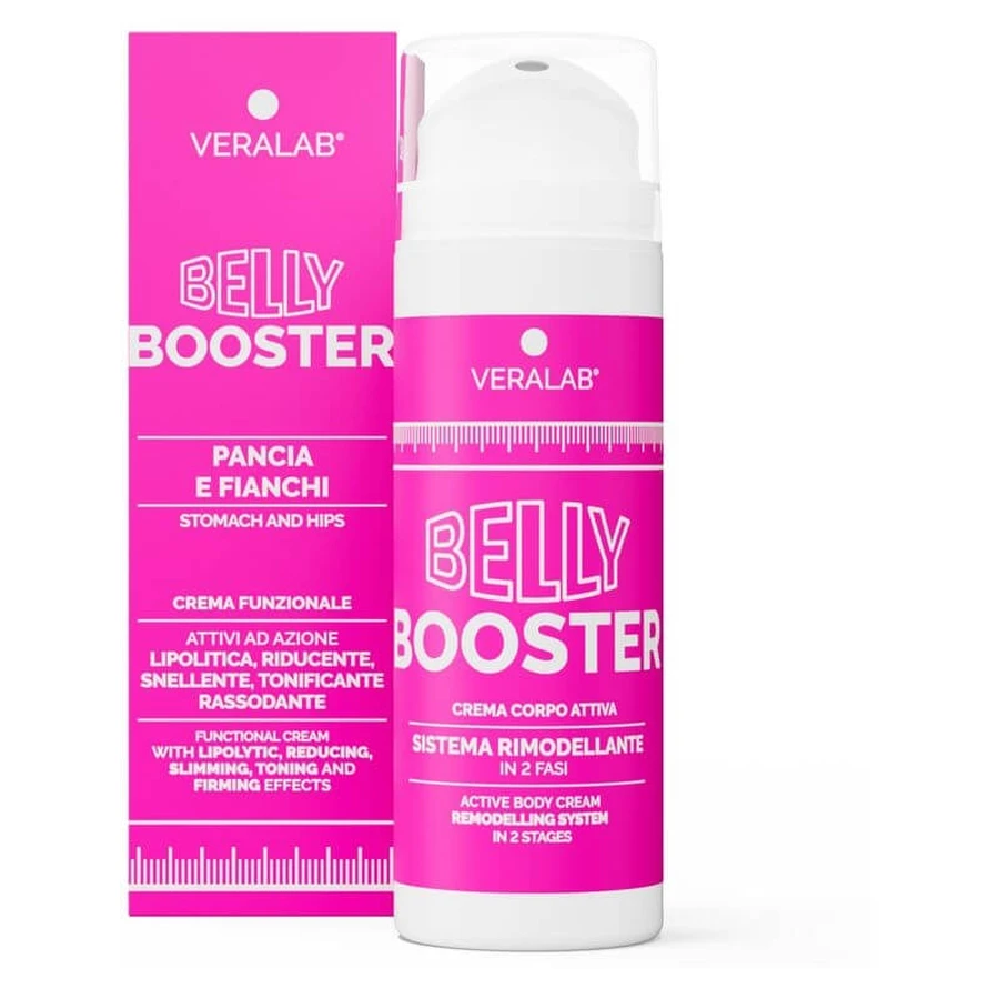 Veralab Belly Booster - Crème amincissante pour l'abdomen, le ventre et les hanches, 150 ml