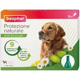 Beaphar Spot-on Shield - Natural Protection for Large Adult Dogs Weighing Over 30 kg, 6 vials