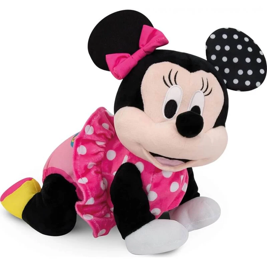 Clementoni Baby Minnie Crawl With Me - Interactive Plush Toy
