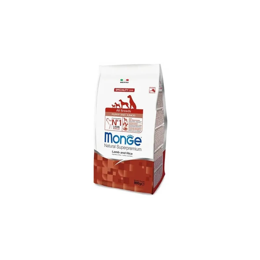 Monge Super Premium Puppy voor alle rassen – Lamsvlees & Rijst 12 kg