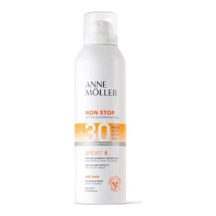 Anne Moller SPF 30 – niewidoczny spray do ciała z długotrwałą ochroną przeciwsłoneczną, 150 ml