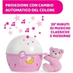 Chicco Next 2 Stars Projektionswand in Rosa mit Bärenmotiv, ab 0 Monaten