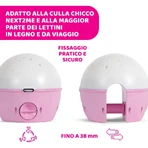 Chicco Next 2 Stars Projektionswand in Rosa mit Bärenmotiv, ab 0 Monaten