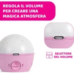 Chicco Next 2 Stars Projektionswand in Rosa mit Bärenmotiv, ab 0 Monaten