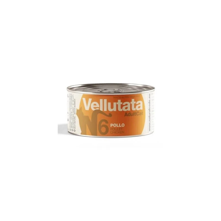 Natural Code V6 Pollo cremoso - Alimento completo para gatos adultos, 85 g