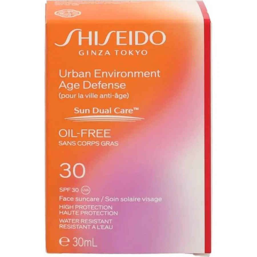 Shiseido Gezichtszonnebrandcrème SPF 30 Urban Environment Age Defense Hoge beschermingsfactor 30 ml