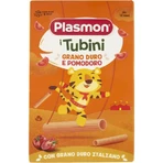 Plasmon Tubini - Pasta de trigo duro y tomate para niños, 250 g