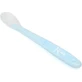 Kiokids Step 1 Spoon - Soft Silicone for Weaning, Blue, 4m+