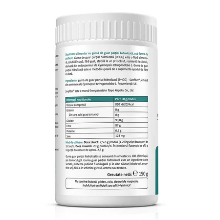 PHGG Prebiotic Dietary Fiber, 150 g, Zenyth