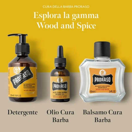 Proraso Wood and Spice - Huile de soin pour la barbe 30 ml