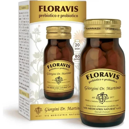 Floravis 80 Tabletten – Nahrungsergänzungsmittel für den Verdauungstrakt