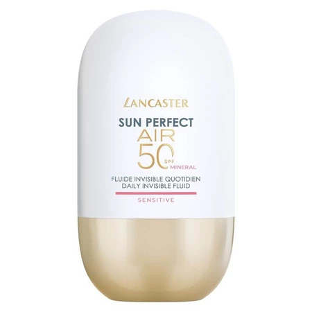 Lancaster Sun Perfect Air Face Sunscreen 50 SPF Daily Invisible Fluid for High Protection, 40 ml