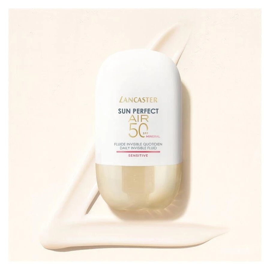 Lancaster Sun Perfect Air Face Sunscreen 50 SPF Daily Invisible Fluid for High Protection, 40 ml
