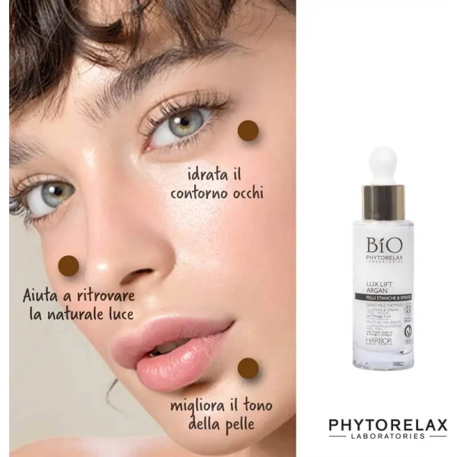 Phytorelax Lux lift argan – ser pentru față și ochi 30 ml