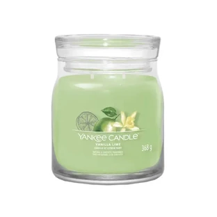 Yankee Candle Vanilla Lime – Signatur-Duftkerze, mittelgroß, 368 g