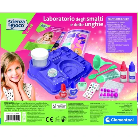Clementoni Science &amp; Play - Nagellak- en nagelkunstset, vanaf 8 jaar