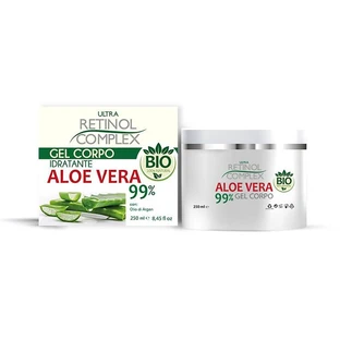 Retinol-Komplex 99 % Aloe Vera Körpergel – beruhigende, regenerierende Feuchtigkeitspflege, 250 ml