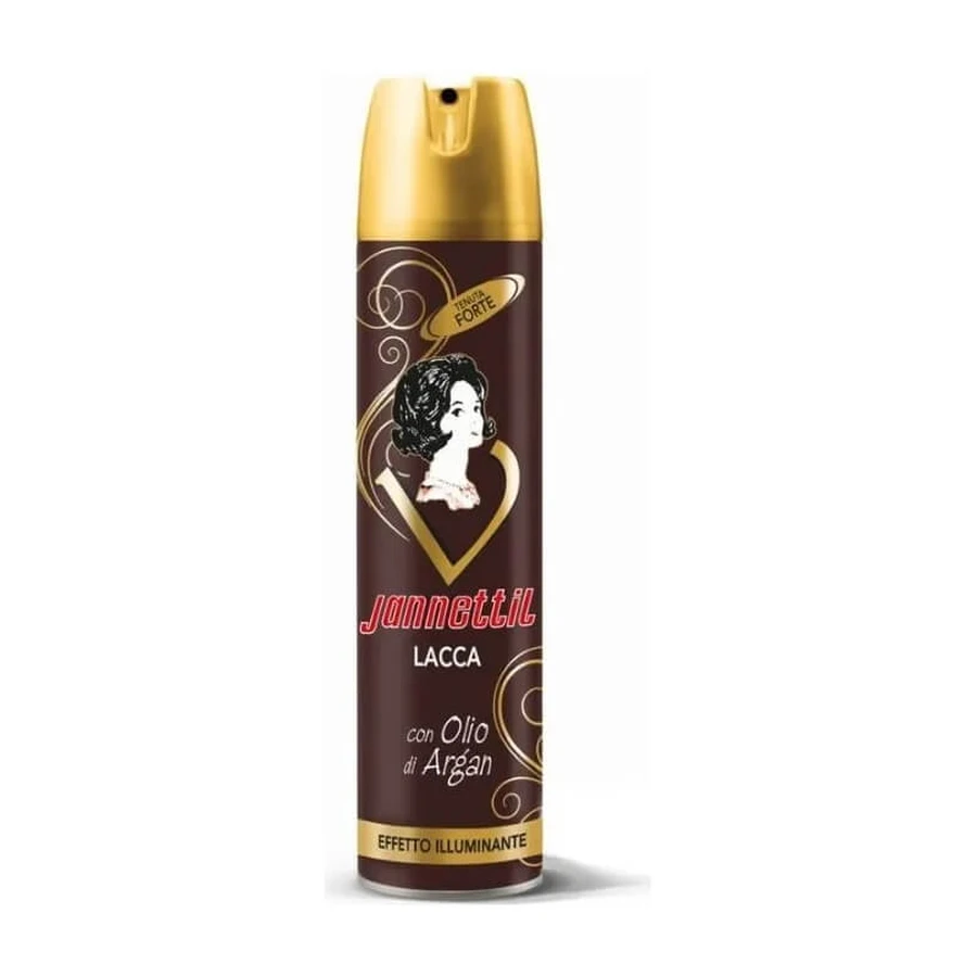 Jannetti Strong-Hold Hairspray with Shining Effect, 300 ml
