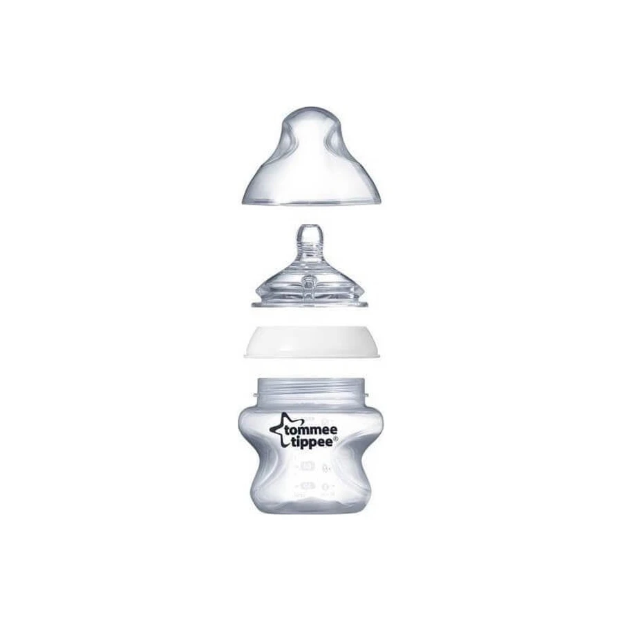Tommee Tippee Closer to Nature - Biberon anti-colique, dès la naissance, 150 ml