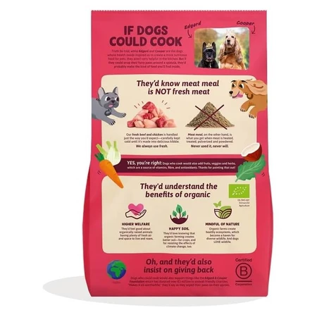Edgard & Cooper Adult Fresh Beef and Chicken – Compleet voer voor volwassen honden, 7 kg