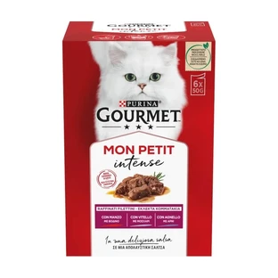 Purina Gourmet Mon Petit Mélange de viandes - Aliment complet pour chat, 6 x 50 g