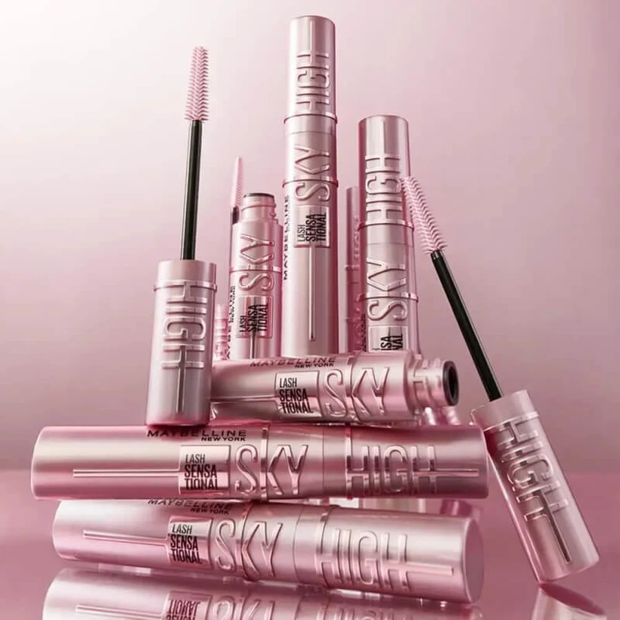Maybelline Lash Sensational Sky High - Black Waterproof Mascara, 6 ml