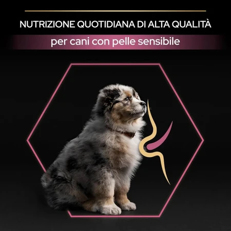 Purina Pro Plan Medium Puppy Sensitive Skin met zalm - Compleet hondenvoer, 12 kg