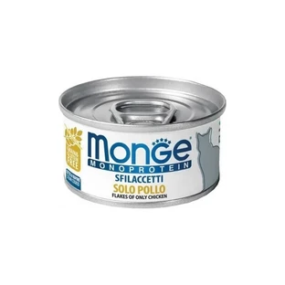 Tiras de pollo Monoge Monoprotein - Comida húmeda para gatos, 80 g