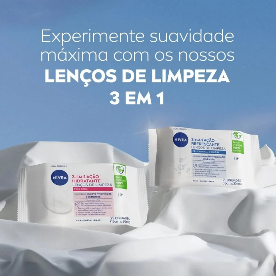 Nivea Erfrischende Make-up-Entferner-Tücher – 25 Tücher