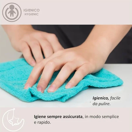 Italbaby Jolie - Cambiador con barandillas de seguridad de PVC en color gris paloma