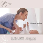 Italbaby Jolie - Cambiador con barandillas de seguridad de PVC en color gris paloma
