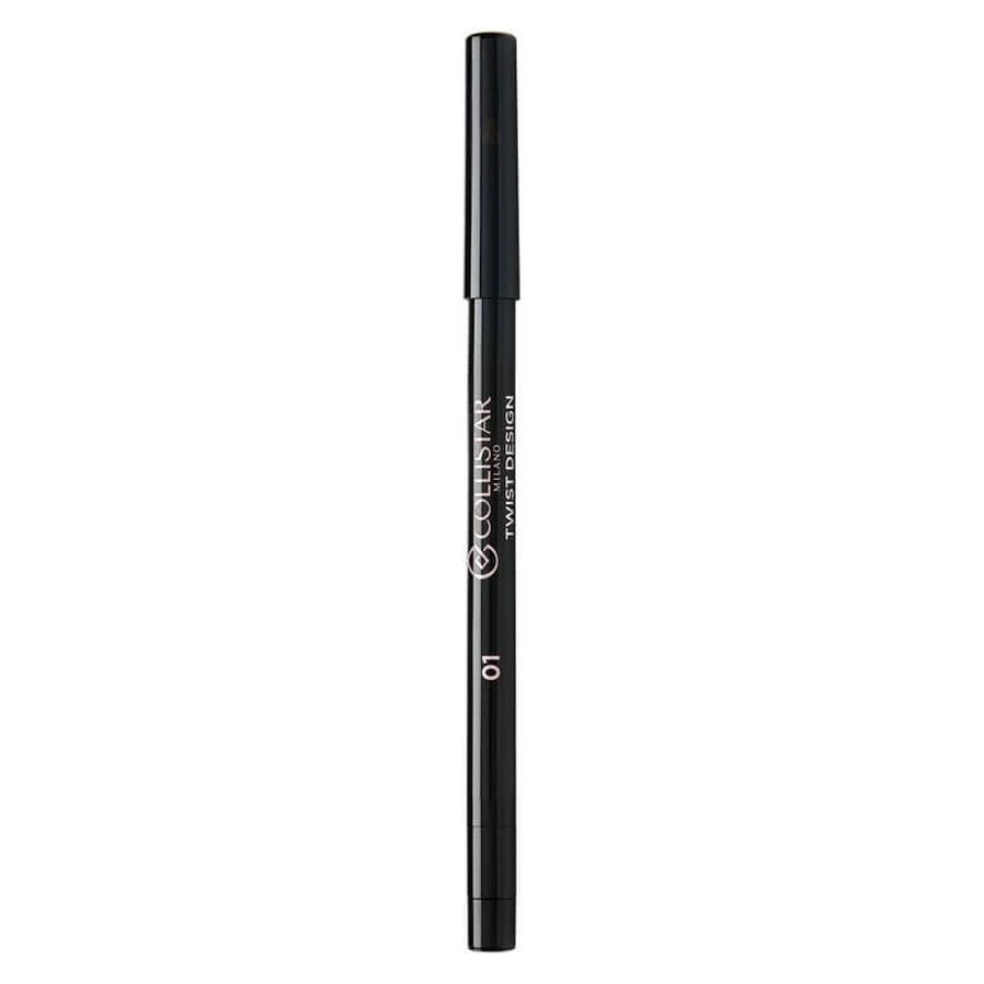 Collistar Twist Design - Lápiz de ojos automático n.º 01, negro
