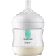 Avent Natural Response - flesje van 125 ml met AirFree-ventiel, doorstroomsnelheid 2 - transparant