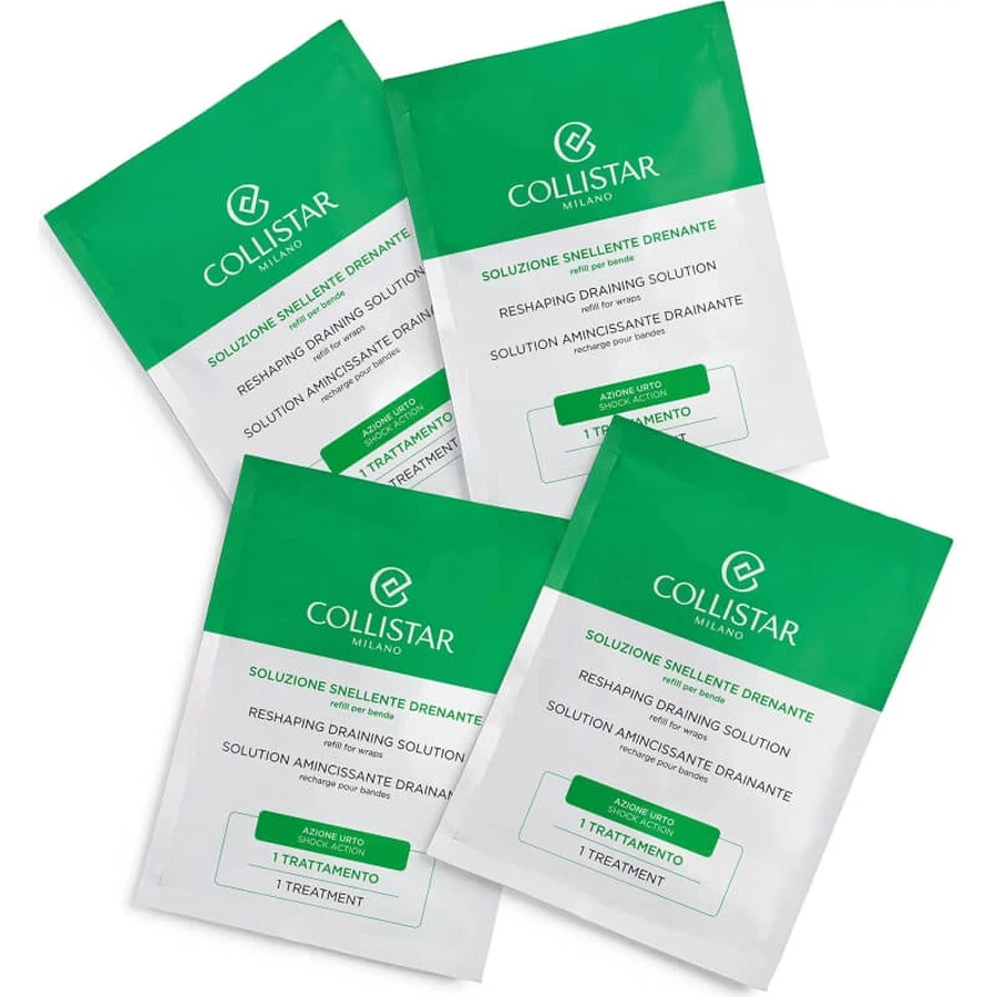 Solución adelgazante y drenante de Collistar: 4 recambios para envolturas de 100 ml