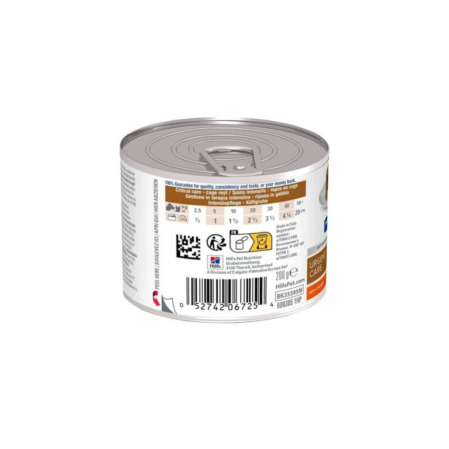 Hill's Prescription Diet a/d Urgent Care - Compleet dieetvoeding voor honden en katten in herstel, kip, 200 gr