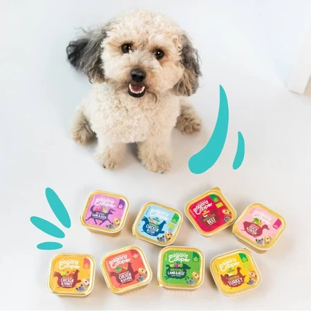 Edgard & Cooper Puppy Kip & Vis - Natvoer voor puppy's, 100 g