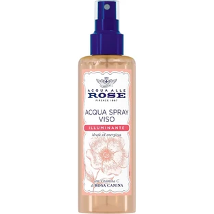 Bruma facial iluminadora de agua de rosas, 200 ml