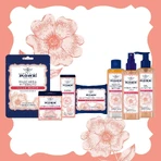 Bruma facial iluminadora de agua de rosas, 200 ml