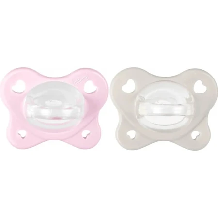 Chicco Physioforma Dual Soft 2–6 Monate – 2 Schnuller – rosa