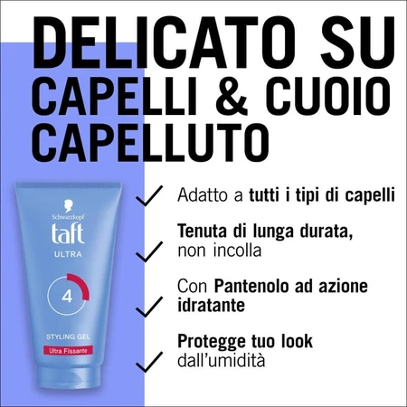 Schwarzkopf Taft Ultra 4 - Ultra-Strong Hold Gel 150 ml