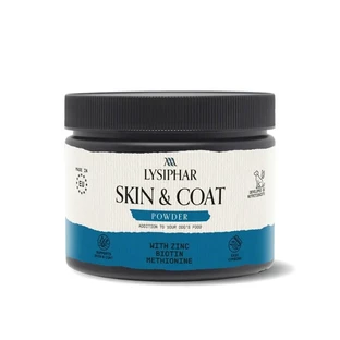Lysiphar Skin &amp; Coat Powder - Supplement for Dogs with Dry or Dull Coats, 200 g